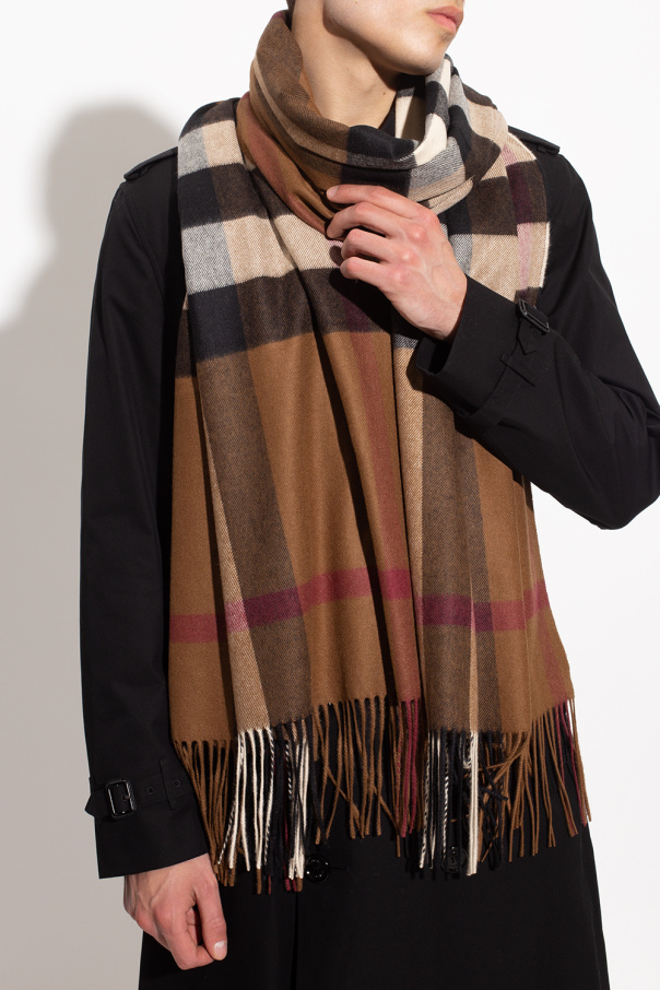 スカーフ BURBERRY MU SLD TRI-BAR SCARF OTTER 0400021967262_CLAY?wid=600&hei